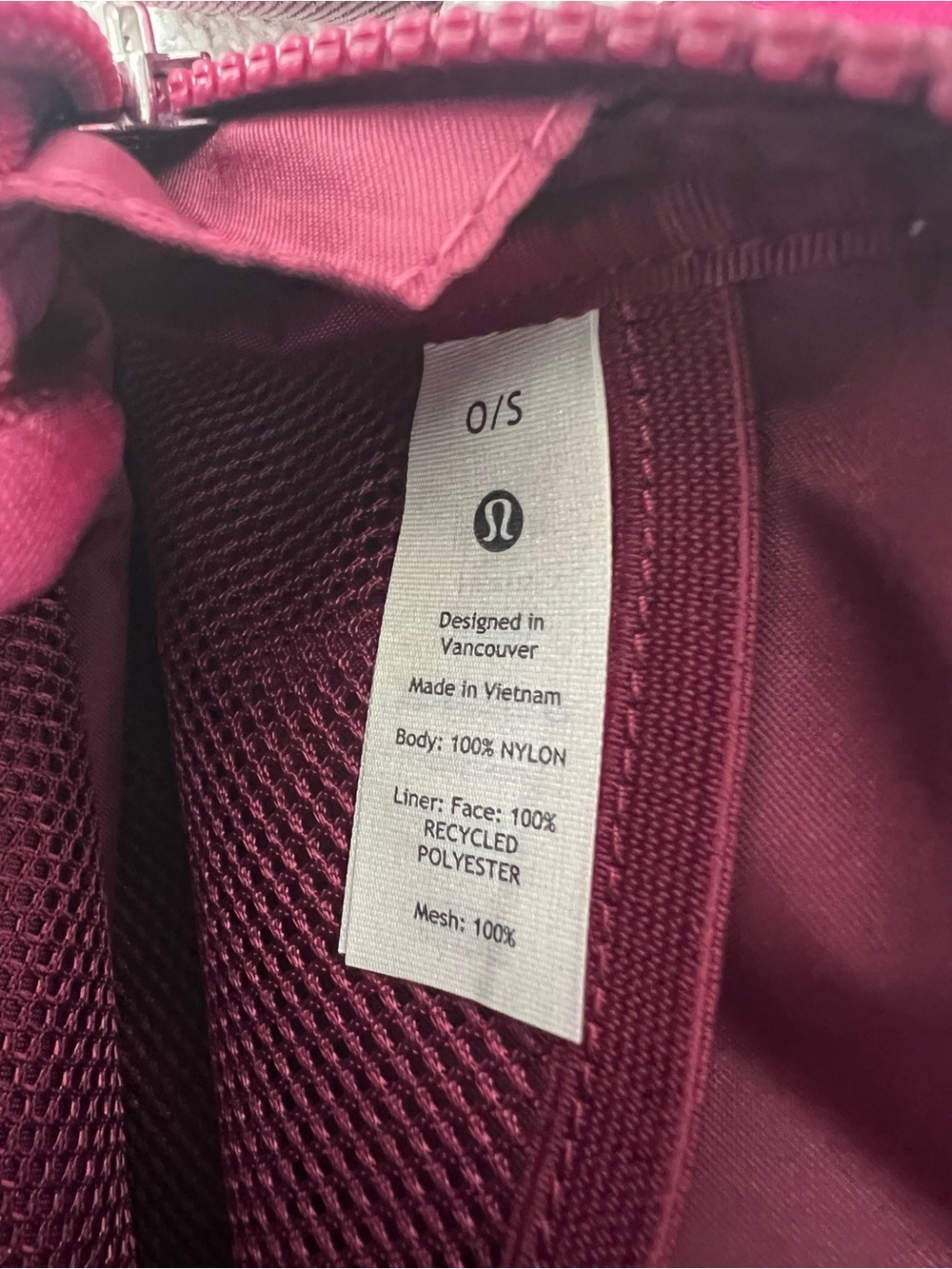 Lululemon everywhere belt bag large 2L in deep luxe maroon burgundy red - Picture 4 of 6
